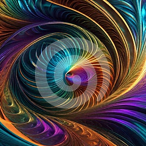 fractal background - swirl vortex