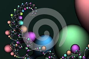 Fractal-bubbles texture II