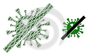 No SARS Virus Collage of No SARS Virus Icons and Source Icon