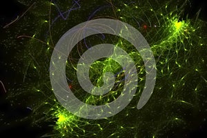 Fractal future mystery glowing science magic science effect explosion creativity motion effect