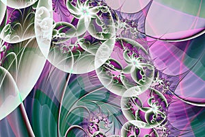 Fractal image with a fancy pattern.