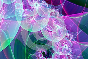 Fractal image with a fancy pattern.