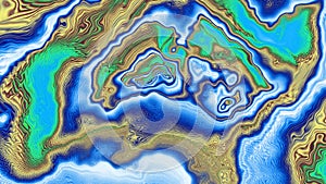 Fractal islands in widescreen