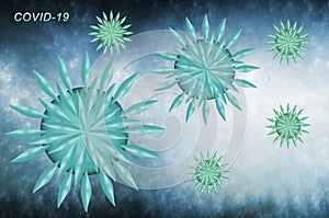 Fractal model of the pandemic. The spread Of coving-19 coronavirus in the air