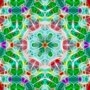 Fractal mosaic background