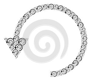 Rotate Ccw Recursion Mosaic of Itself Items