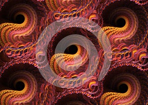 Fractal pattern background