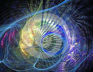 Fractal pearl in the sea shell