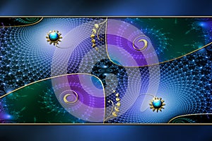 Fractal Phantasy Background Layout