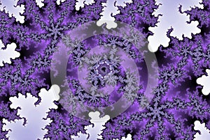 Fractal purple lilas artwork for design, art