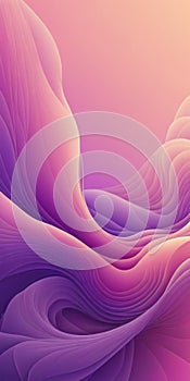 Fractal Shapes in Purple Mistyrose