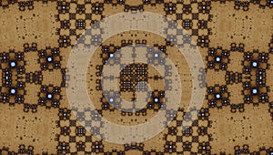 Fractal symmetry pattern (Julia set)