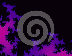 Fractal violet background