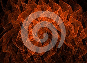 Fractals Fire Design Background