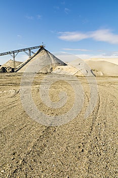 Fractionation of aggregates. photo