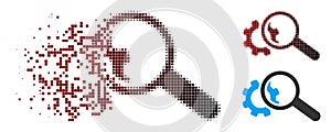 Fractured Pixel Halftone Seo Tools Icon