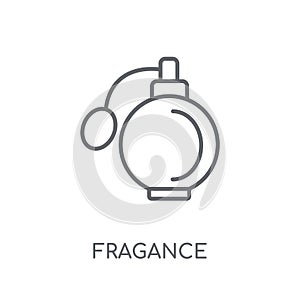 Fragance linear icon. Modern outline Fragance logo concept on wh