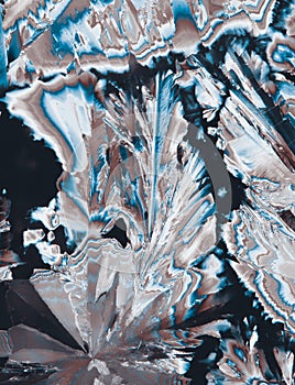 Fragile Crystals of ascorbic acid under Microscope