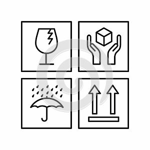 Fragile Icon Set