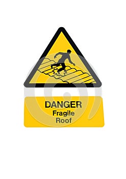 Fragile Roof Sign