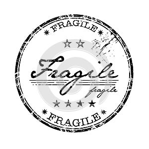 Fragile stamp