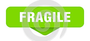 fragile sticker. fragile sign on transparent background