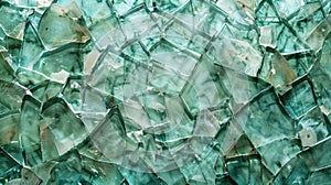 Fragility and violence concept in a broken glass texture background, Ai Generated