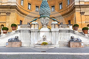 Fragment of an ancient bronze Roman fountain