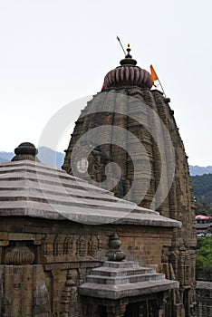 Fragment of Ancient Shiva temple at Baijnath, Himachal Pradesh, India