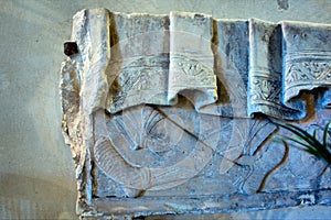 Fragment of ancient stone carving