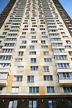 Fragment of an apartment building