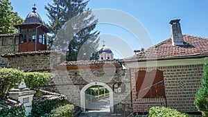 Fragment of the Beautiful Monastery St. Nicholas the Wonderworker, village of Arbanassi .