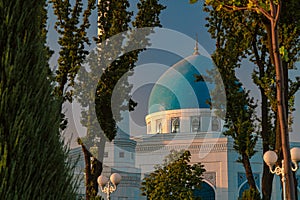 Fragment of beautiful mosque in Tashkent