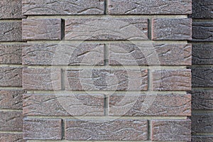 Fragment of the brick wall with pattern