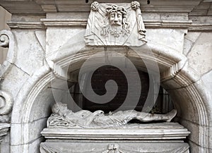 Fragment of Chapel Kampians, Cathedral Basilica of the Assumption in Lviv, Ukraine.