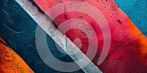 Fragment of colored graffiti painted on a wall. Texture. Abstract background for design.