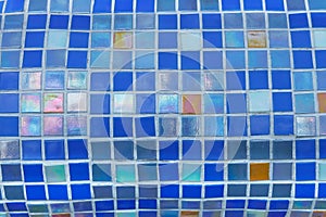 Fragment of colorful mosaics