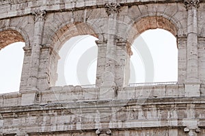 The fragment of Colosseum, Rome, Italy