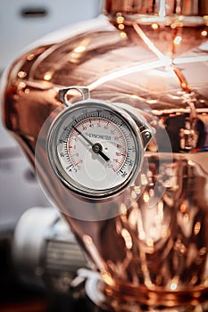 Copper alembic for making alcohol