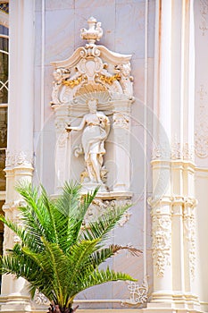 Fragment of decoration of main cast iron colonnade - Marianske Lazne Marienbad - Czech Republic