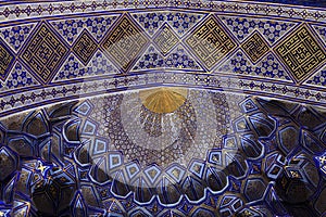 Fragment of dome Guri Amir mausoleum