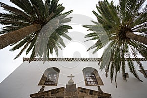 The fragment of facade of Monastery of San Francisco (Convento de San Francisco) photo