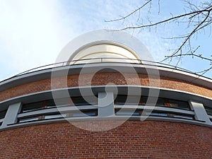 Fragment of facade Power substation factory Erich Mendelssohn