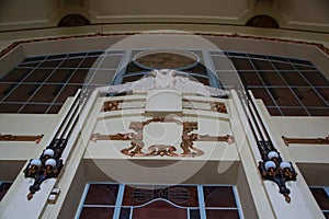 Fragment of a historic interior in Art Nouveau style