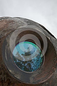 Fragment of the lander topographical satellite `Comet`