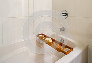 Fragment of a luxury bathroom