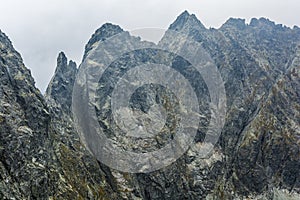 Fragment Main Ridge Tatras.