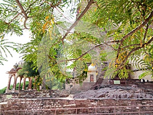 Fragment of Majestic Mehrangarh Fort located in Jodhpur, Rajasthan
