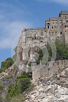 Fragment of Mont Saint Michel (France)