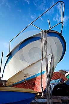 Fragment of old broken ship